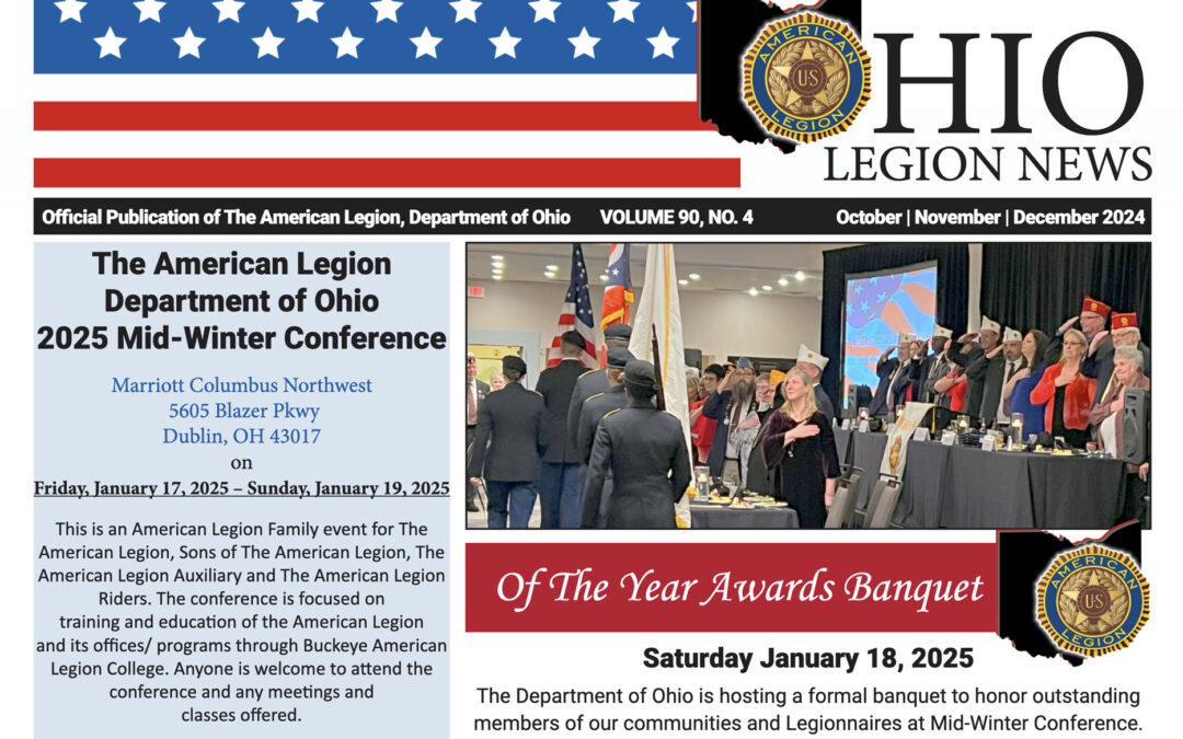 Ohio Legion News – Fall 2024