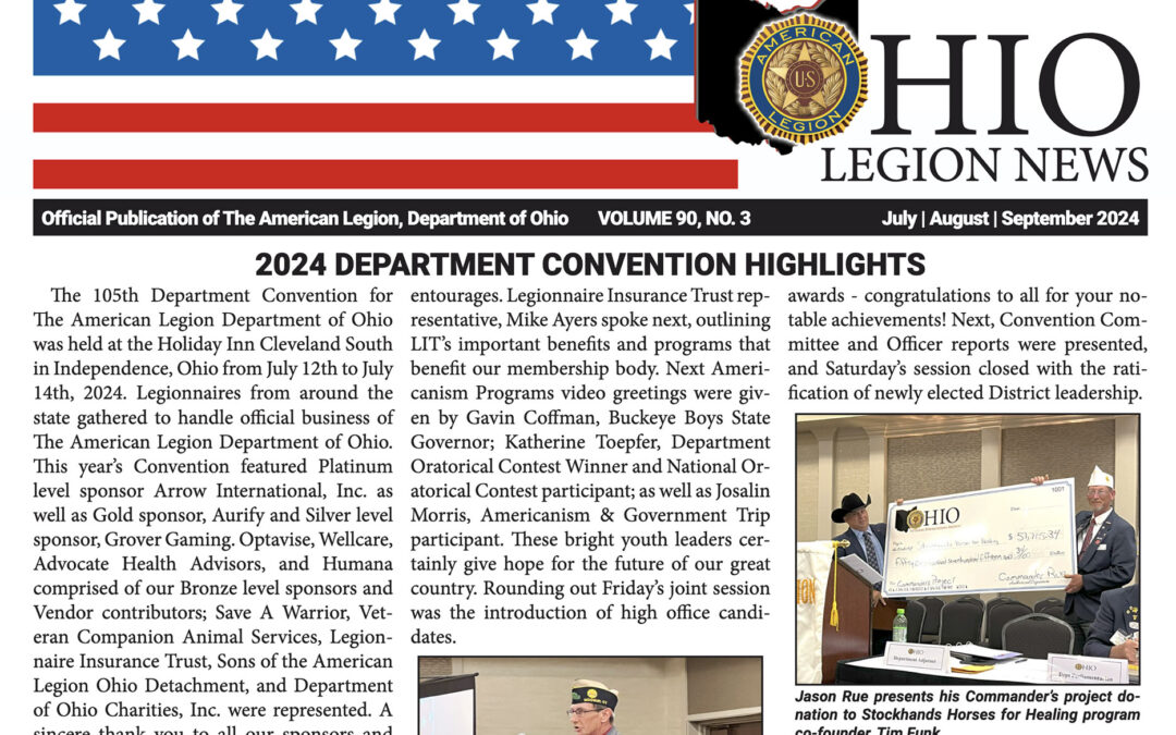 Ohio Legion News – Summer 2024