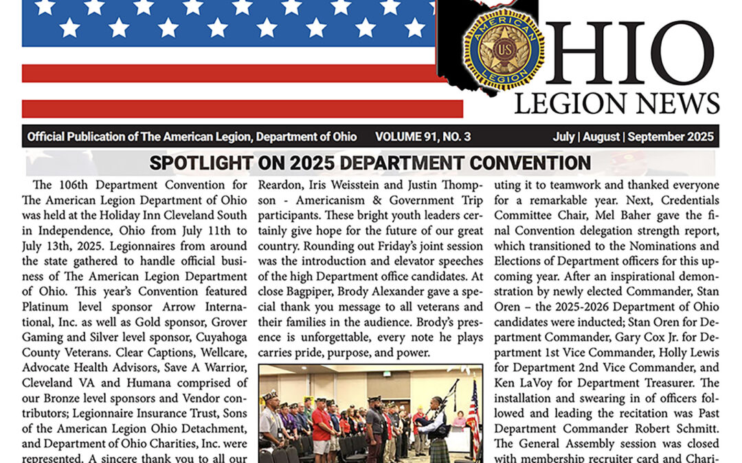 Ohio Legion News – Summer 2025