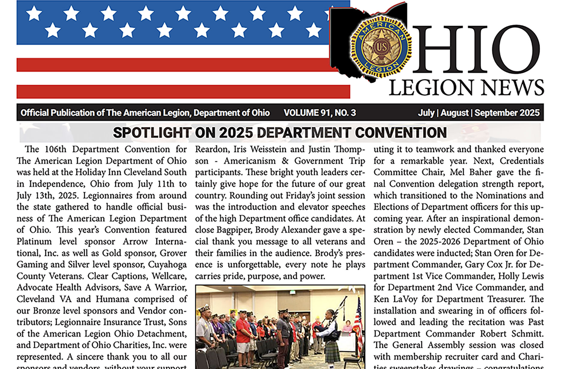 Ohio Legion News – Summer 2025
