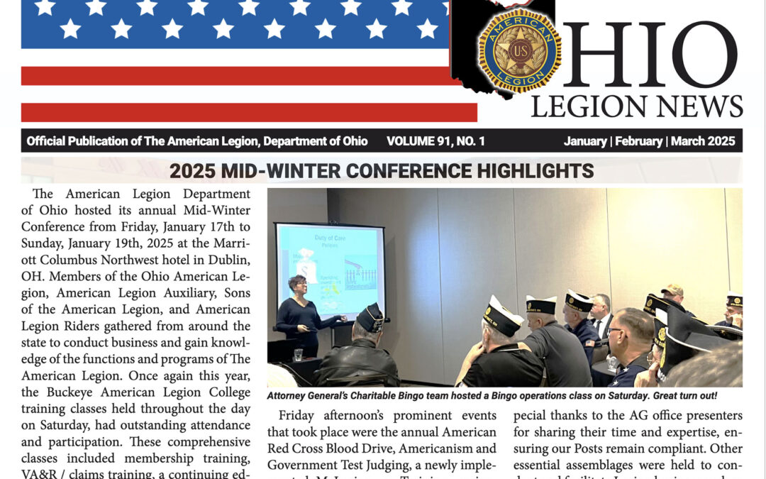 Ohio Legion News – Winter 2025